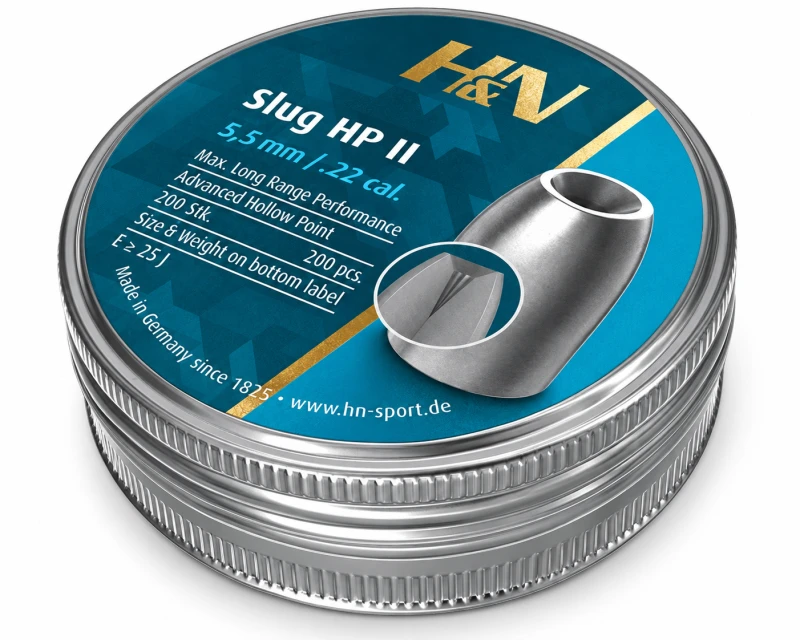 Plombs cal.5,5mm HN Slug HP II (1.75 gr) /200