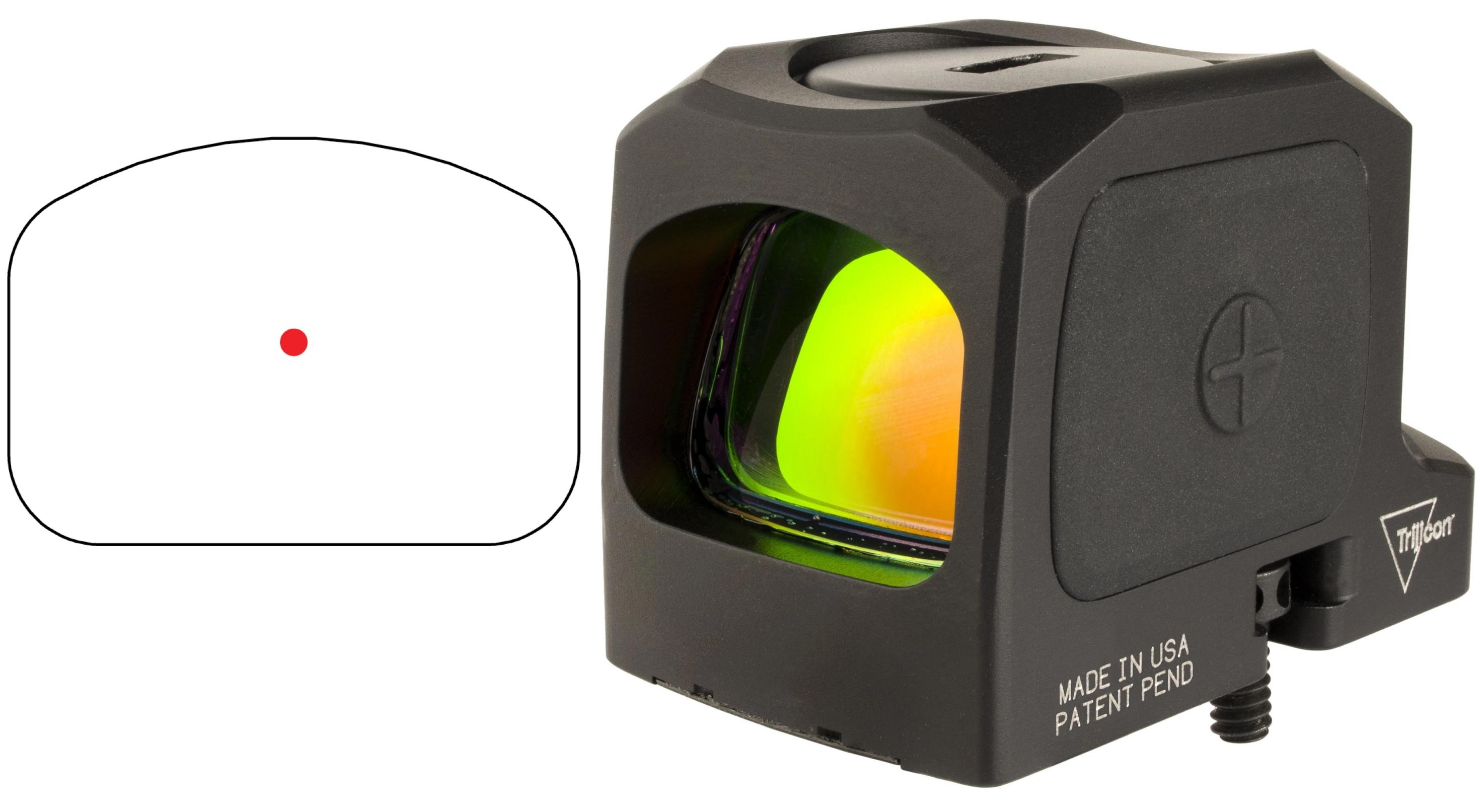 Point rouge Trijicon RCR® Red Dot Sight Adjustable LED 3.25Moa ...