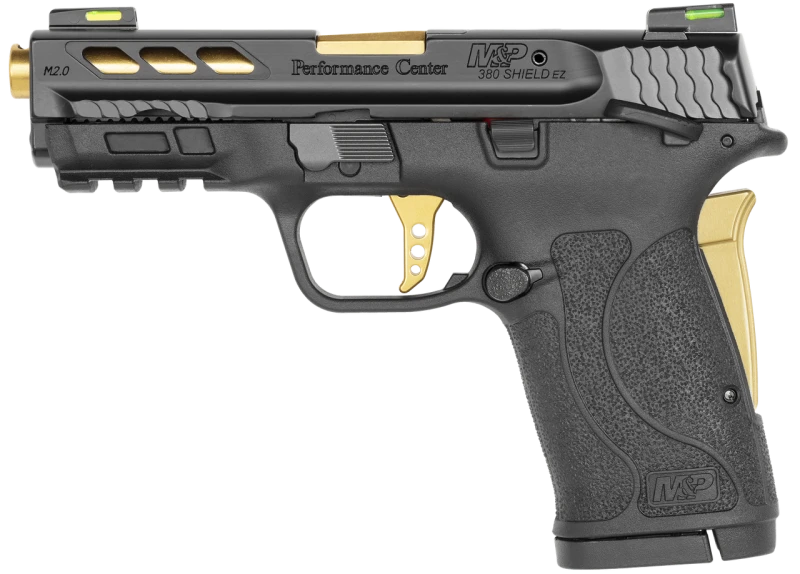 Pistolet SMITH & WESSON MP380 Shield EZ M2.0 PC Gold Ported Barrel cal.380 ACP (380 Auto - 9mm Short)