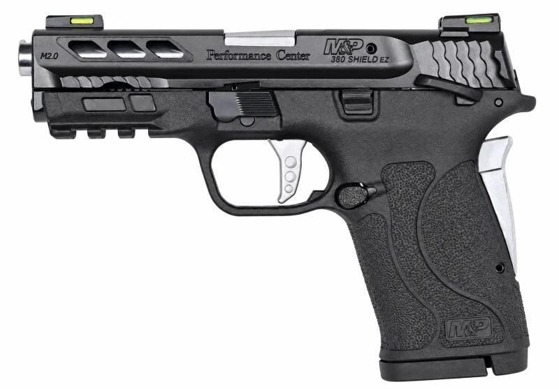 Pistolet SMITH & WESSON MP380 Shield EZ M2.0 PC Silver Ported Barrel cal.380 ACP (380 Auto - 9mm Short)