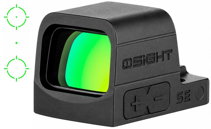 Viseur point rouge OSIGHT SE Noir Green Dot Multi-réticules