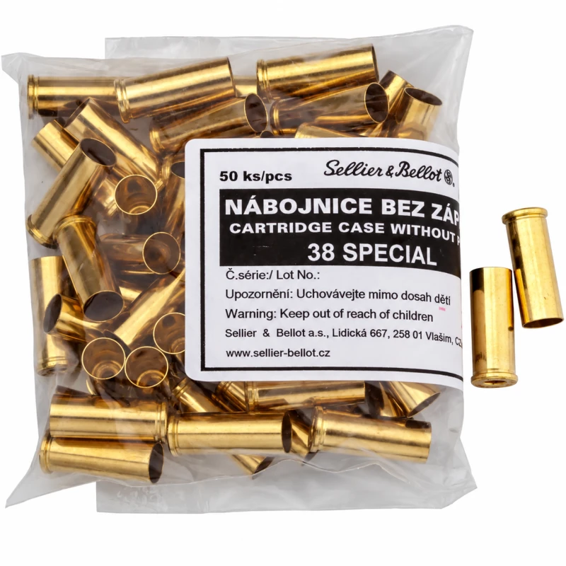 Douilles SELLIER & BELLOT cal.38 SPECIAL /50
