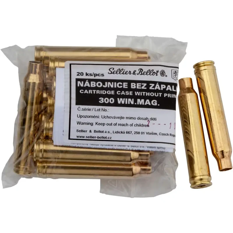 Douilles SELLIER & BELLOT cal.300 Win Mag /20