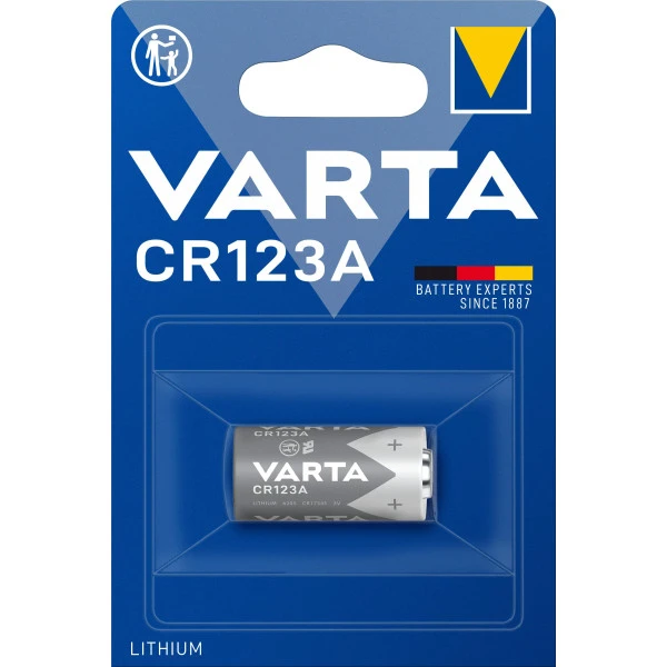 Pile lithium VARTA CR123A 3Volts 