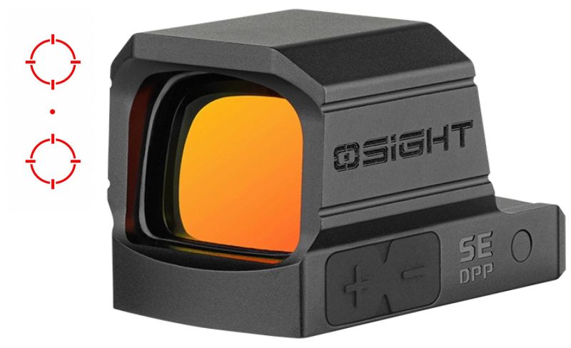 Viseur point rouge OSIGHT SE DDP Noir Red Dot Multi-réticules