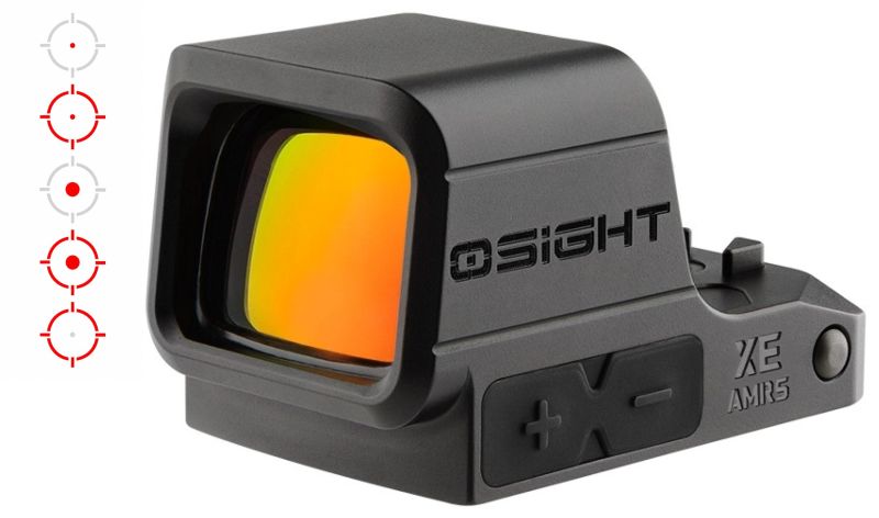 Viseur point rouge OSIGHT XE AMRS Noir Red Dot Multi-réticules