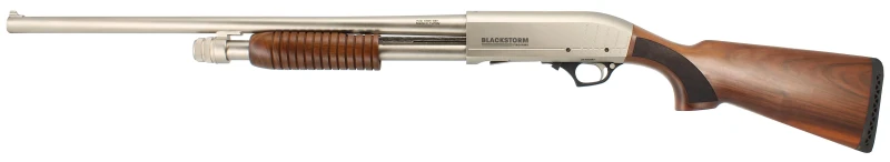 Fusil à pompe BLACKSTORM FIREARMS Tactical Marine Chromé cal.12/76