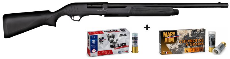 Fusil à pompe BLACKSTORM FIREARMS Tactical L cal.12/76 'Pack Home Defense"