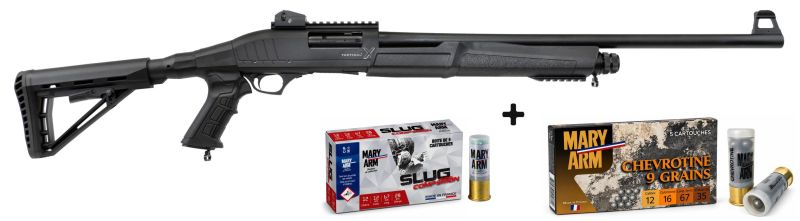 Fusil à pompe BLACKSTORM FIREARMS Tactical X cal.12/76 'Pack Home Defense"