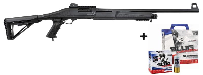 Fusil à pompe BLACKSTORM FIREARMS Tactical X cal.12/76 'Pack Slug"