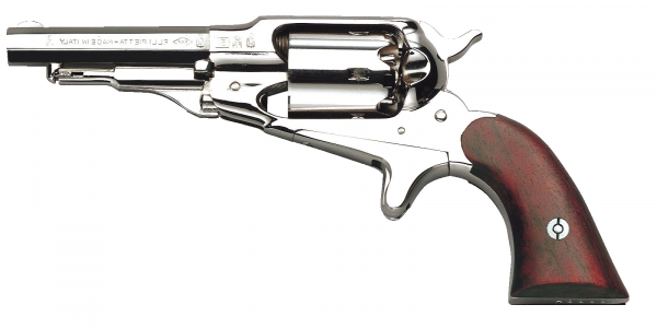 Revolver à Poudre Noire Pietta REMINGTON 1863 NEW POCKET Nickelé 