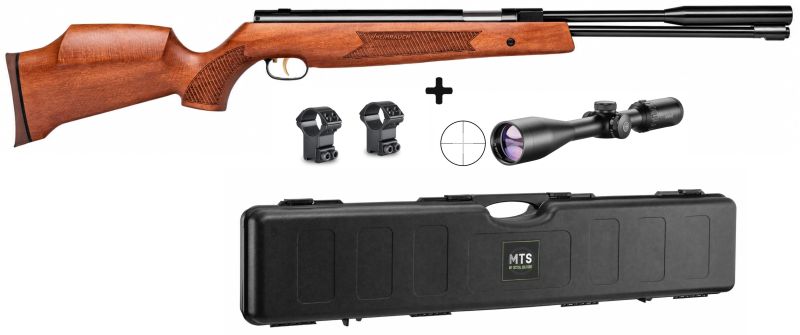 Carabine à air comprimé WEIHRAUCH HW 97K ''lunette HAWKE Varmint 4-16x44 mildot et mallette ABS'' cal.4,5mm
