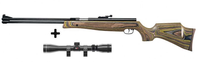 Carabine à air comprimé WEIHRAUCH HW 77 Special Edition ''lunette UX 3-9x40'' cal.4,5mm