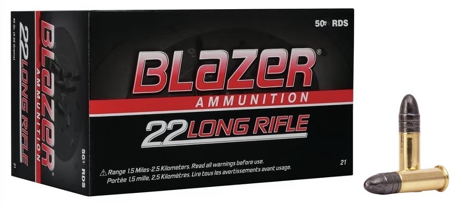 CCI 22lr Blazer Round Nose HV /5000 - Carabines de Tir sur armurerie ...