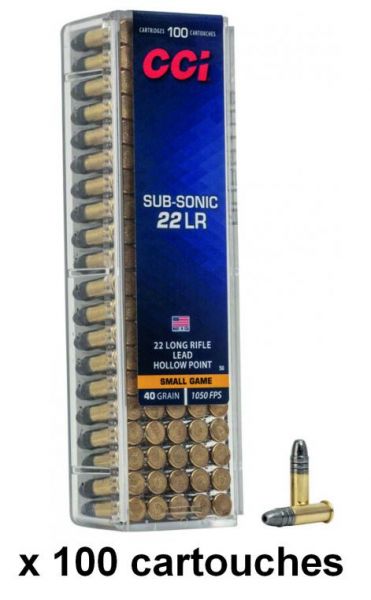 CCI 22lr Subsonic Hollow Point /100