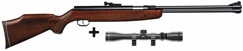 Carabine à air comprimé WEIHRAUCH HW 77 "lunette UX 3-9x40" cal.4,5mm