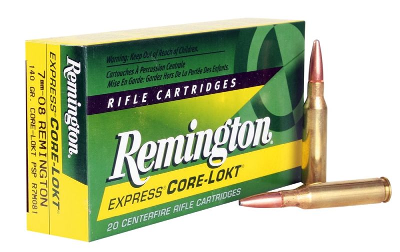 REMINGTON cal.7mm-08 Rem PSP Core Lokt 140 grains - 9.1 grammes /20
