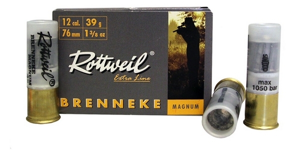 Balles ROTTWEIL Brenneke Magnum cal.12/76 (boite de 5)