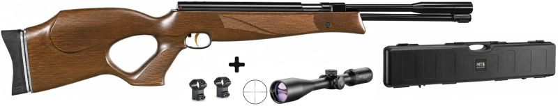 Carabine à air comprimé WEIHRAUCH HW 97KT  ''lunette HAWKE Varmint 4-16x44 mildot et mallette ABS'' cal.4,5mm