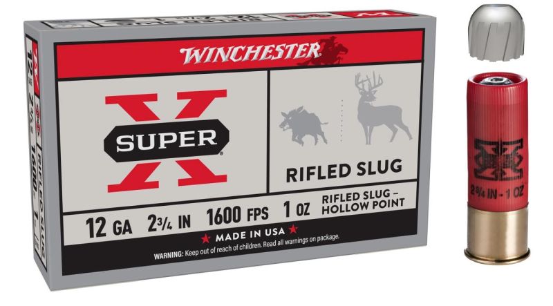 Balles WINCHESTER Slug Hollow Point cal.12/70 (boite de 5)