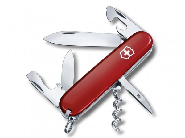 VICTORINOX SPARTAN ROUGE - Couteau de poche polyvalent 12  fonctions