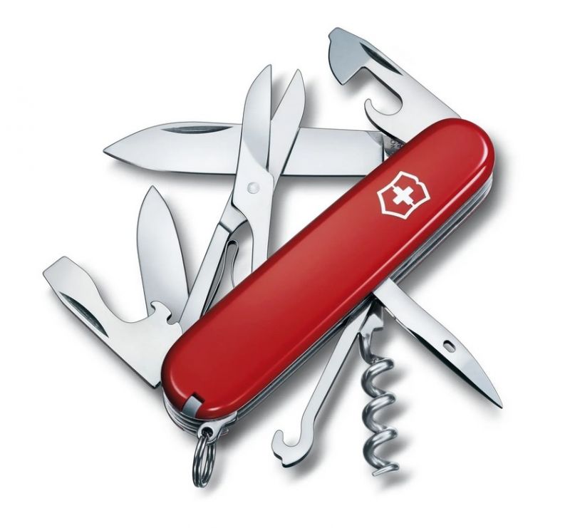 VICTORINOX CLIMBER ROUGE - Couteau outdoor 14 fonctions