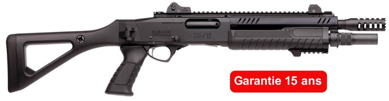Fusil à pompe FABARM STF12 Compact Professionnal 11" cal.12/76