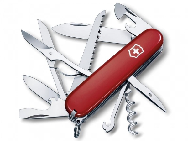 VICTORINOX HUNTSMAN ROUGE - Couteau outdoor 15 fonctions