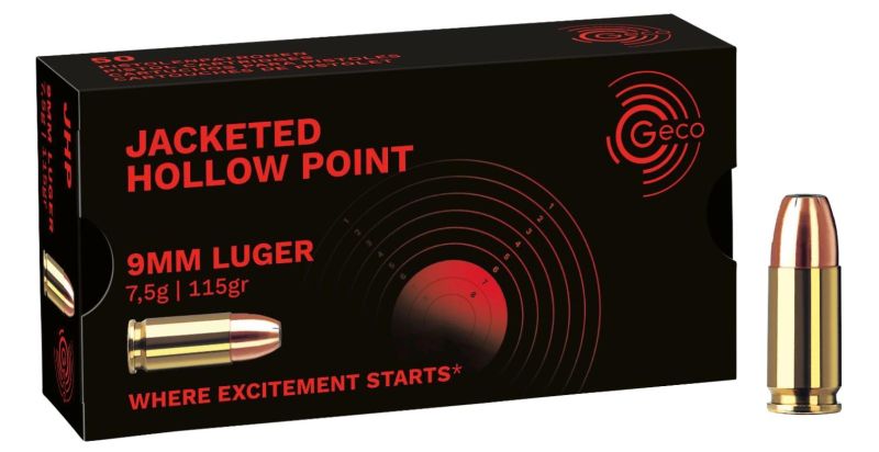 GECO cal.9mm PARA JHP Hollow Point /50