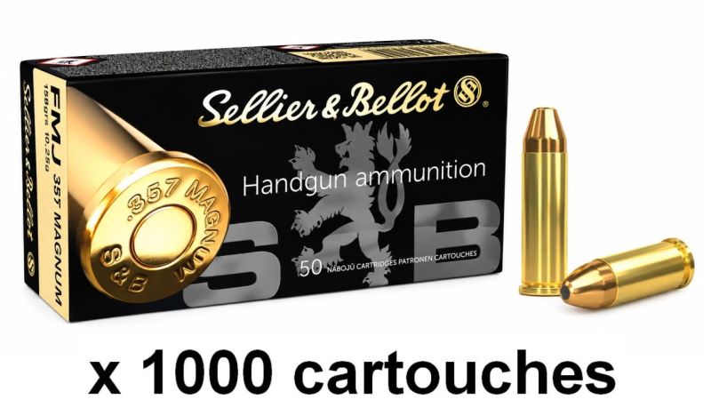 SELLIER & BELLOT cal.357 Magnum FMJ /1000