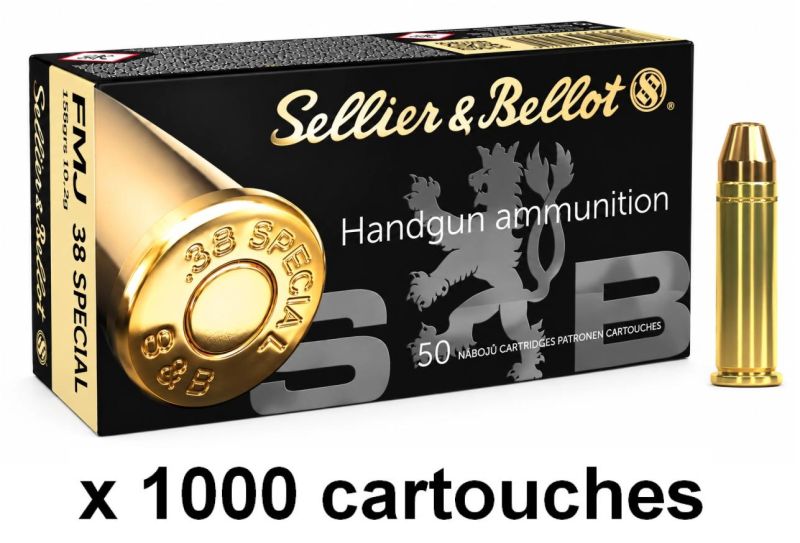 SELLIER & BELLOT cal.38 Spécial FMJ /1000