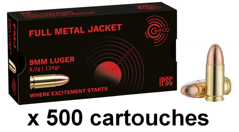 GECO cal.9mm PARA FMJ /500