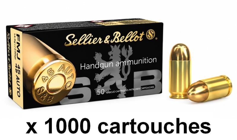 SELLIER & BELLOT cal.45 ACP FMJ /1000
