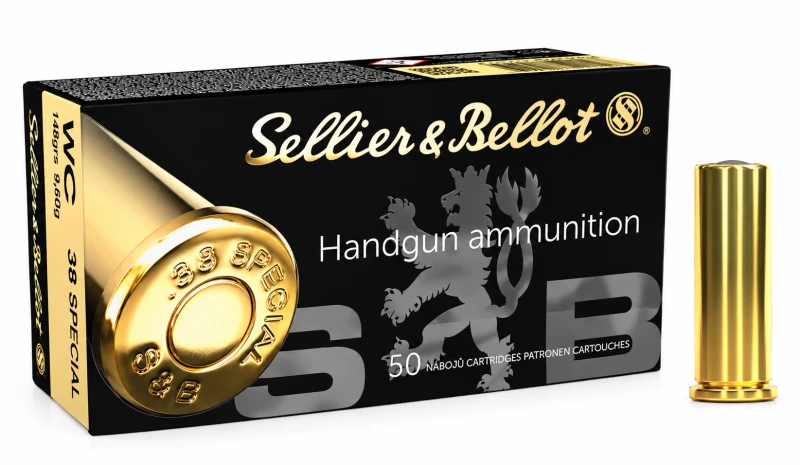 SELLIER & BELLOT cal.38 Spécial WAD CUTTER /50