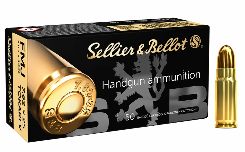 SELLIER & BELLOT cal.7,62x25 Tokarev /50