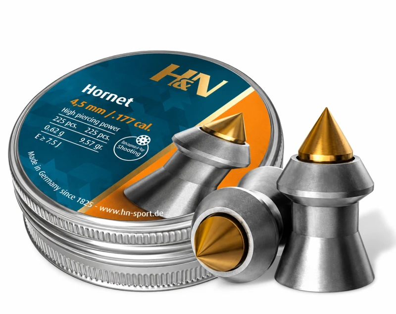 Plombs cal.4,5mm H&N HORNET Pointu (0.62 gr) /225