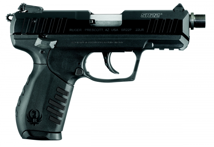 Pistolet RUGER SR22 Fileté calibre 22 Lr
