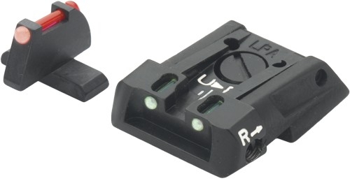Hausse et guidon Fibre Optique LPA SMITH WESSON Militay Police MP9