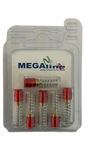 Blister de 6 douilles amortisseur cal.357 Mag / 38 Spécial