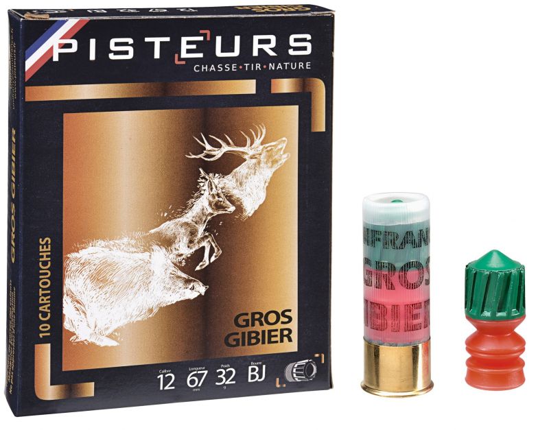 Balles Gros Gibier PISTEURS cal.12/67 (boite de 10)