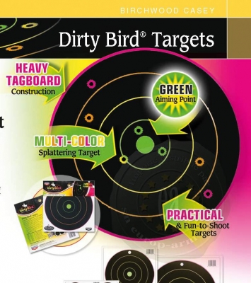 Cibles 20x20 BIRCHWOOD Dirty Birds Multicolors (paquet de 20)