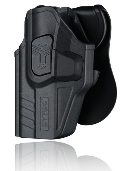 Holster polymère gaucher CYTAC Glock 17-19-34 (Gen1-2-3-4-5)