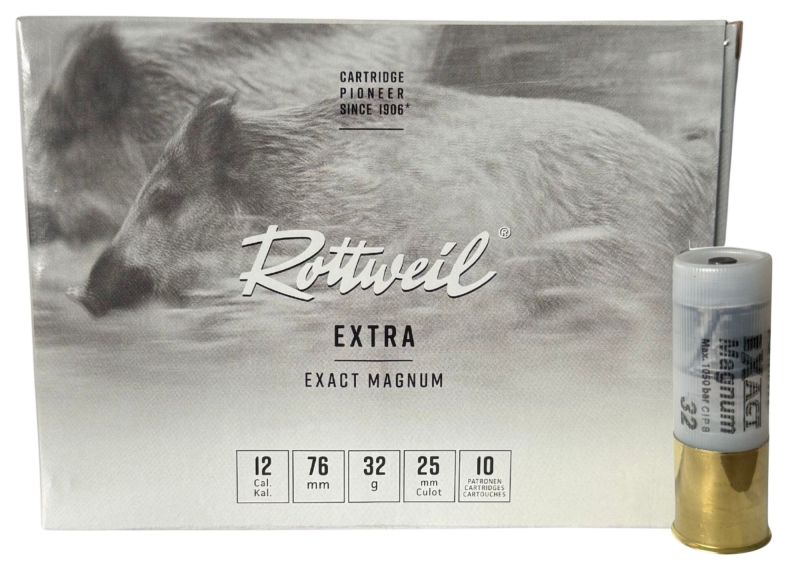 Balles ROTTWEIL Exact Magnum cal.12/76 Magnum (boite de 10)