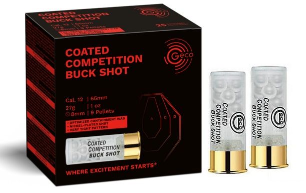 Chevrotines 9 grains GECO Buck Shot cal.12/65 (boite de 25)