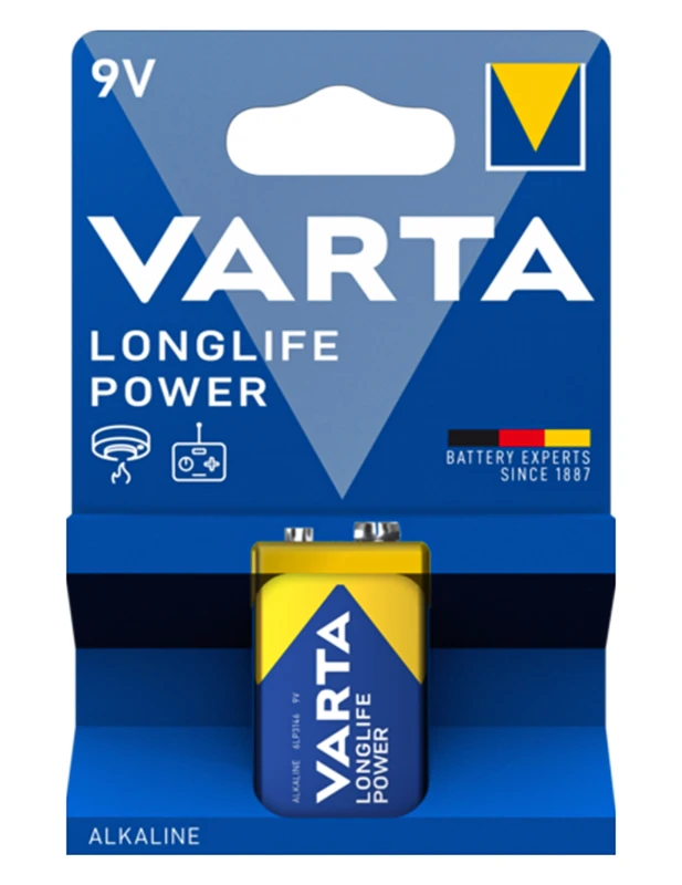 Pile alkaline VARTA 6LR61 9Volts