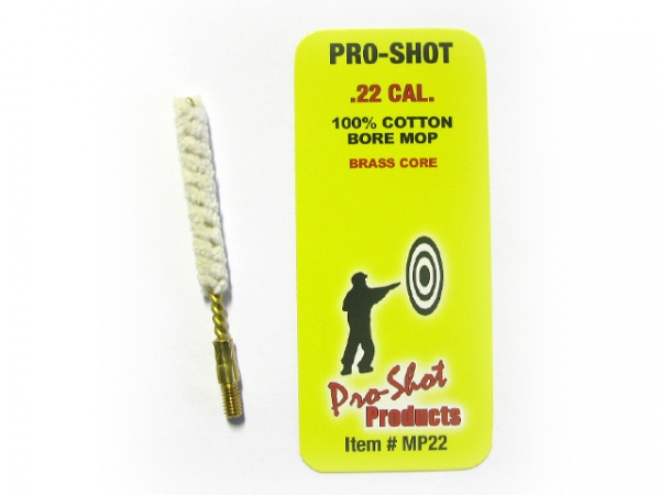 Ecouvillon en coton PRO-SHOT cal.22 Lr - 5,56mm (223 Rem)