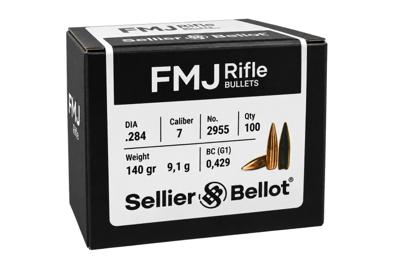 Ogives 2955 SELLIER BELLOT cal.7mm FMJ 140gr /100