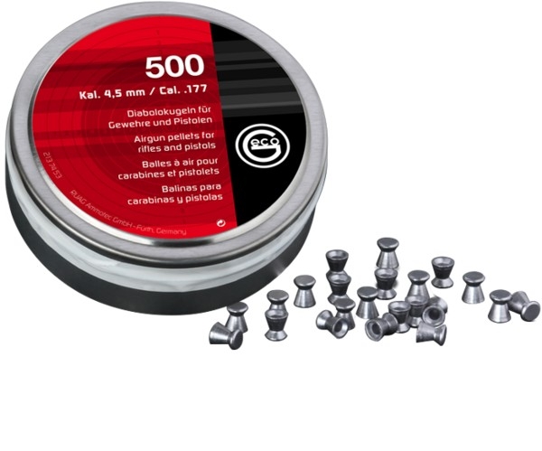 Plombs cal.4,5mm GECO Diabolo (0.48gr) /500