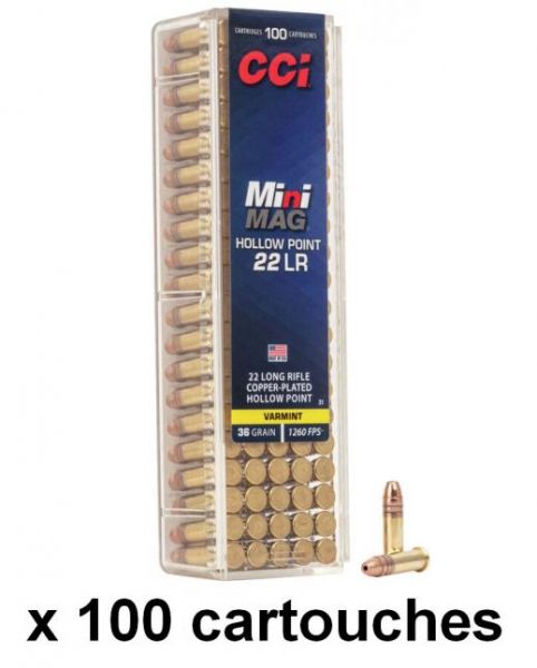 CCI cal.22lr Varmint Minimag Hollow Point (36gr) /100