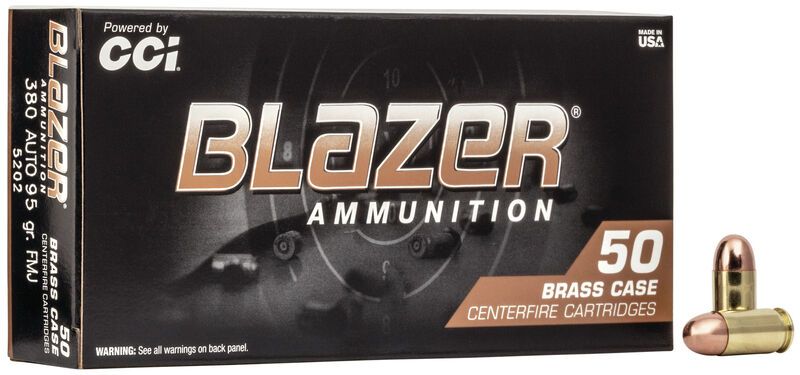 CCI Blazer Brass cal.9mm PARA FMJ /50